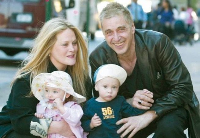 Al Pacino and Beverly D'Angelo with their twins, Olivia Pacino and Anton James Pacino. 